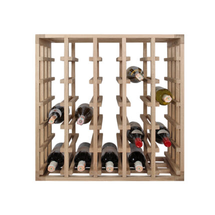 Winenest elegant vinopbevaring i egetræ